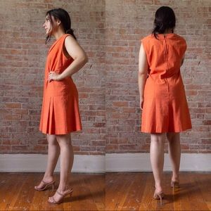 Vintage Pants - SALE 1960s TRUE VINTAGE ORANGE ROMPER Vintage Pants - SALE 1960s TRUE VINTAGE ORANGE ROMPER